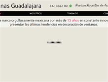 Tablet Screenshot of guadalajarapersianas.com